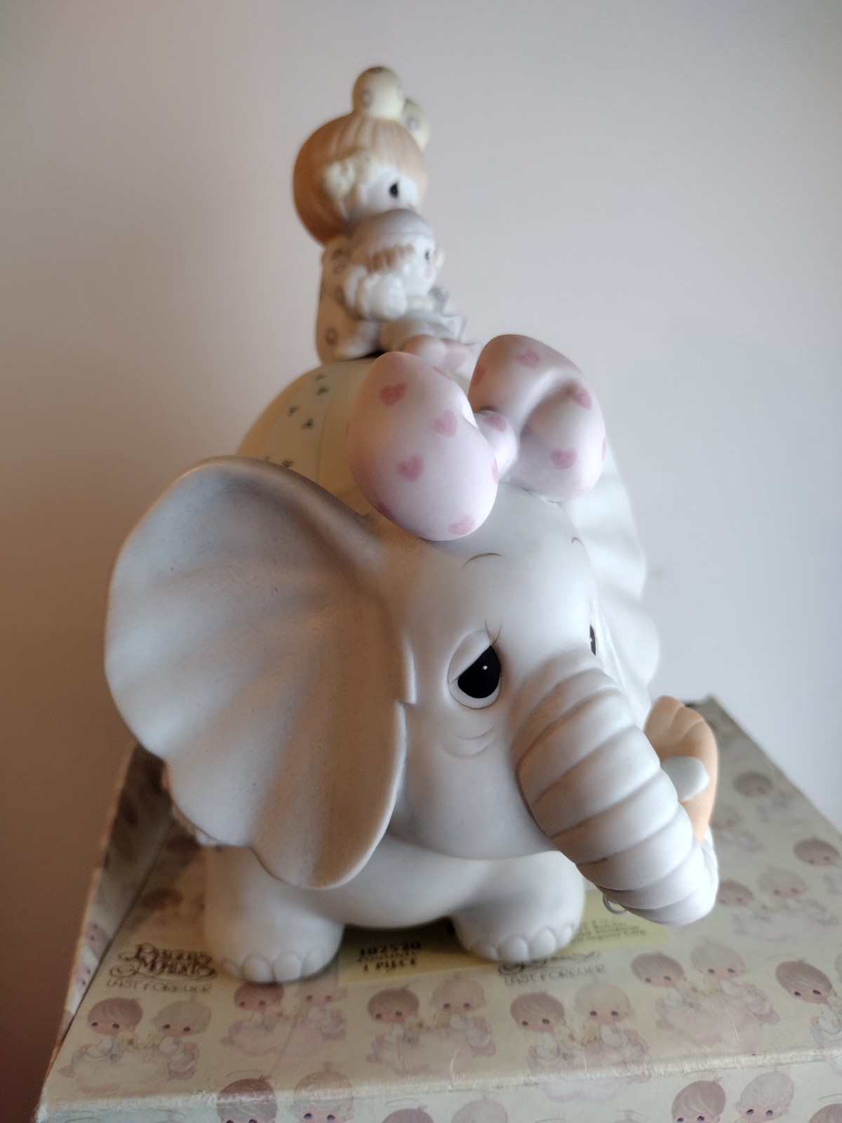 Pecious Moments 102520 Girl on Elephant Music Box