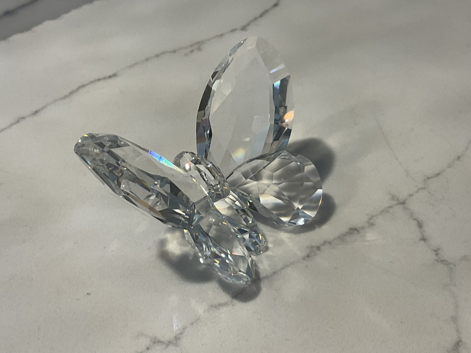 SWAROVSKI CRYSTAL BUTTERFLY FIGURINES Yellow Green Clair