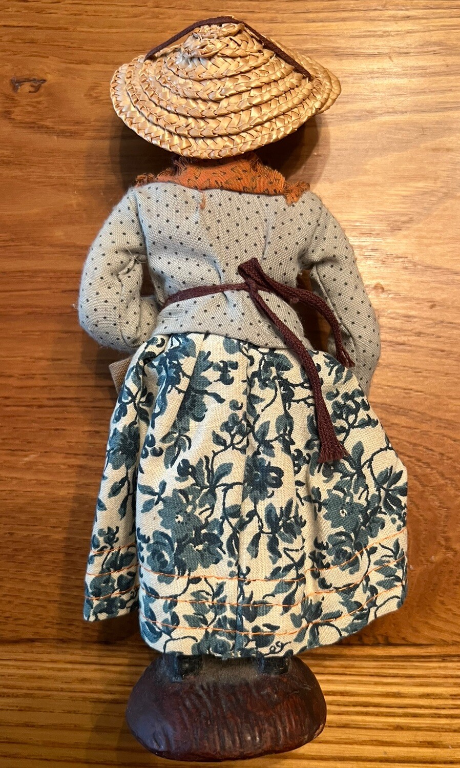 French SANTON DE PROVENCE Lady Doll S PEIRANO Clay Head, Hands & Feet Vtg