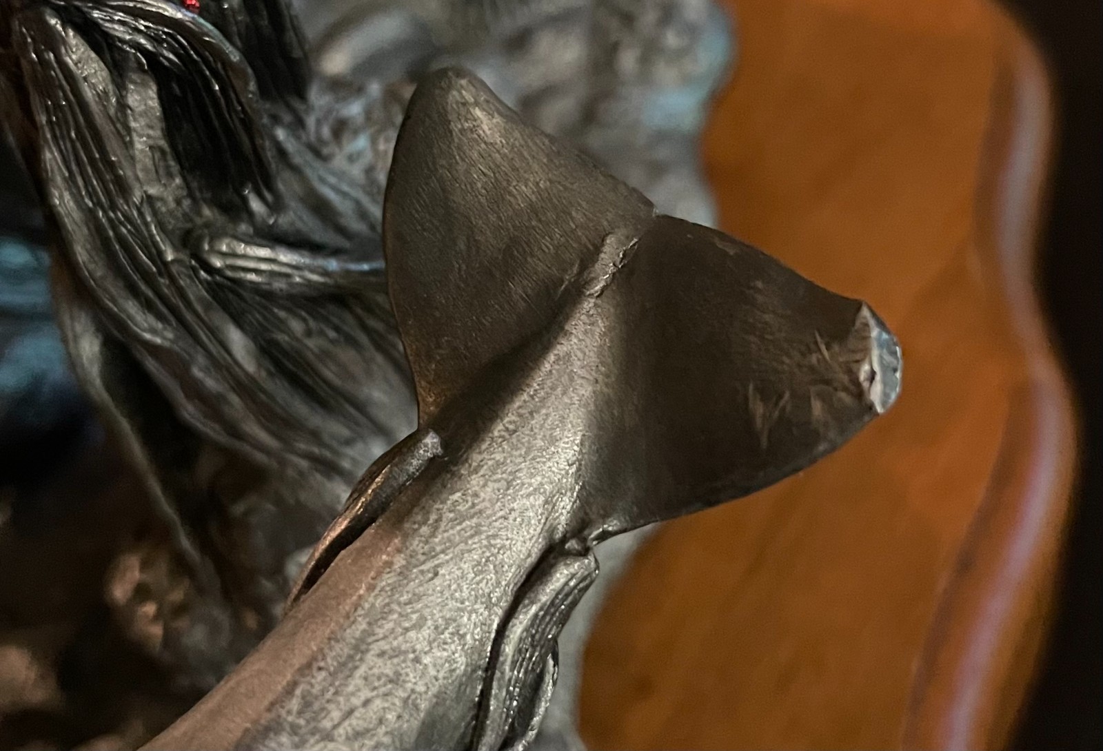 Michael Ricker Pewter Dolphin Pod Nautical Sea Life Corral Reef Ocean Art Statue