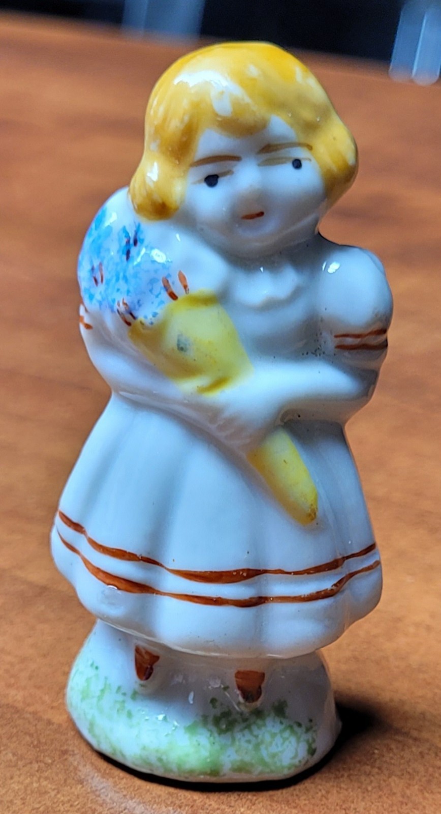 Vintage Porcelain Miniature Figures Made in Occupied Japan 5 pcs