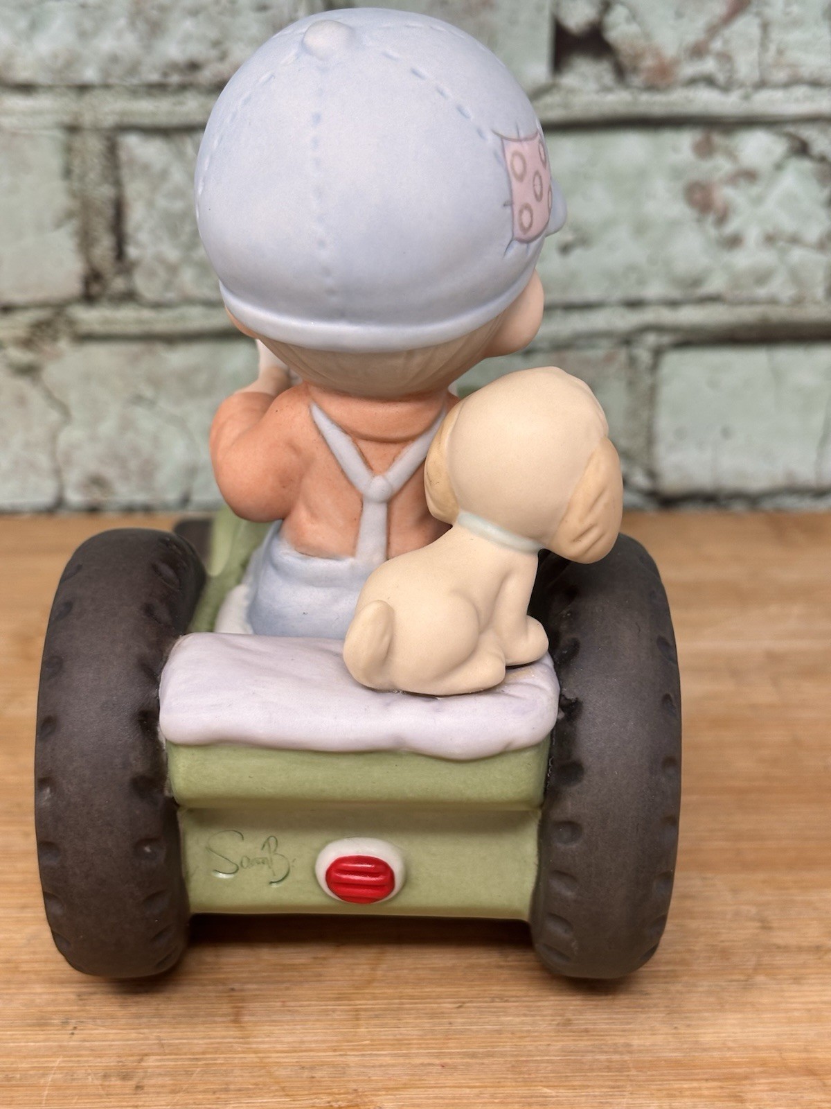 Precious Moments 588091 Dear Jon I Will Never Leave You, Jesus Tractor Figurine