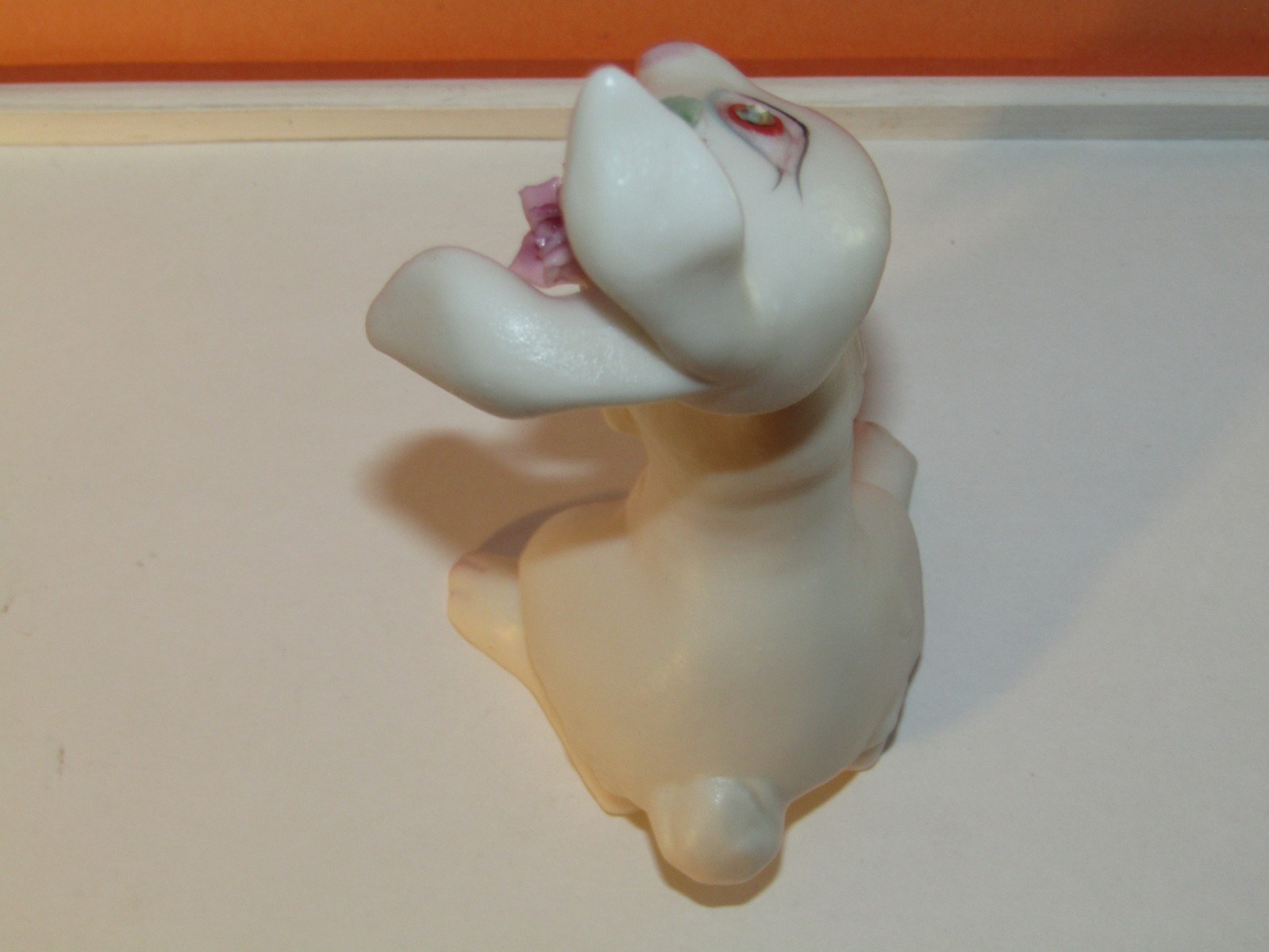 Vtg Lefton Anthropomorphic Easter Bunny Rabbit With Rhinestone Eyes