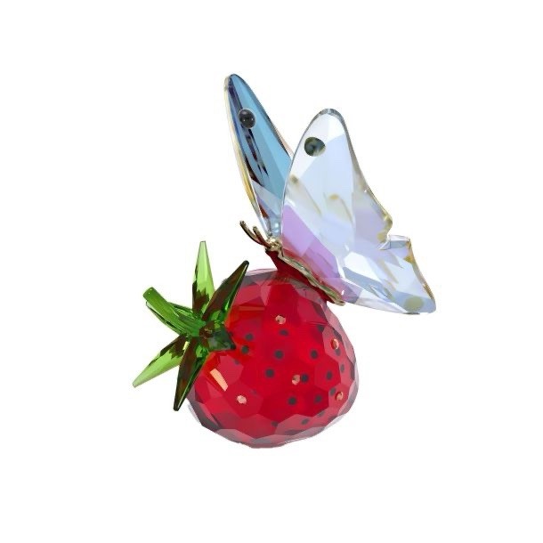 Swarovski Idyllia Butterfly and Strawberry Home Décor Designer Alice dal VermeG2