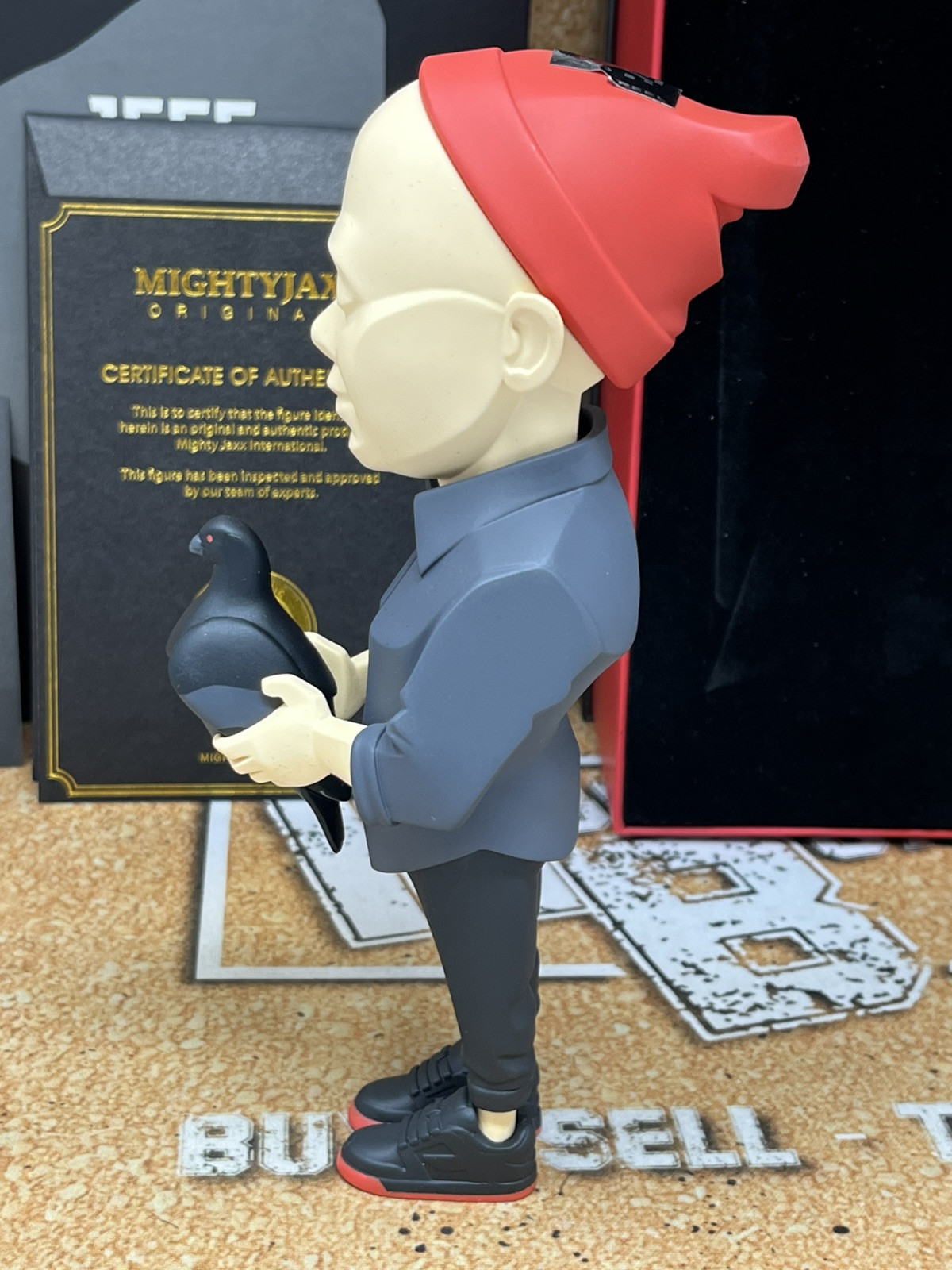 Jeff Staple Figurine By Danil Yad Staple Day Edition 21′ W/ Pigeon CIB