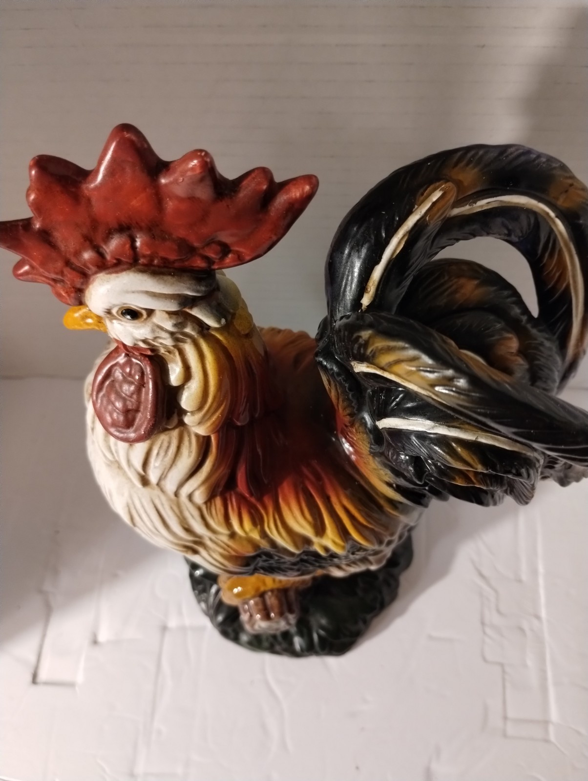 Vintage Blue Sky Grand Classic Rooster Ceramic Excellent Condition