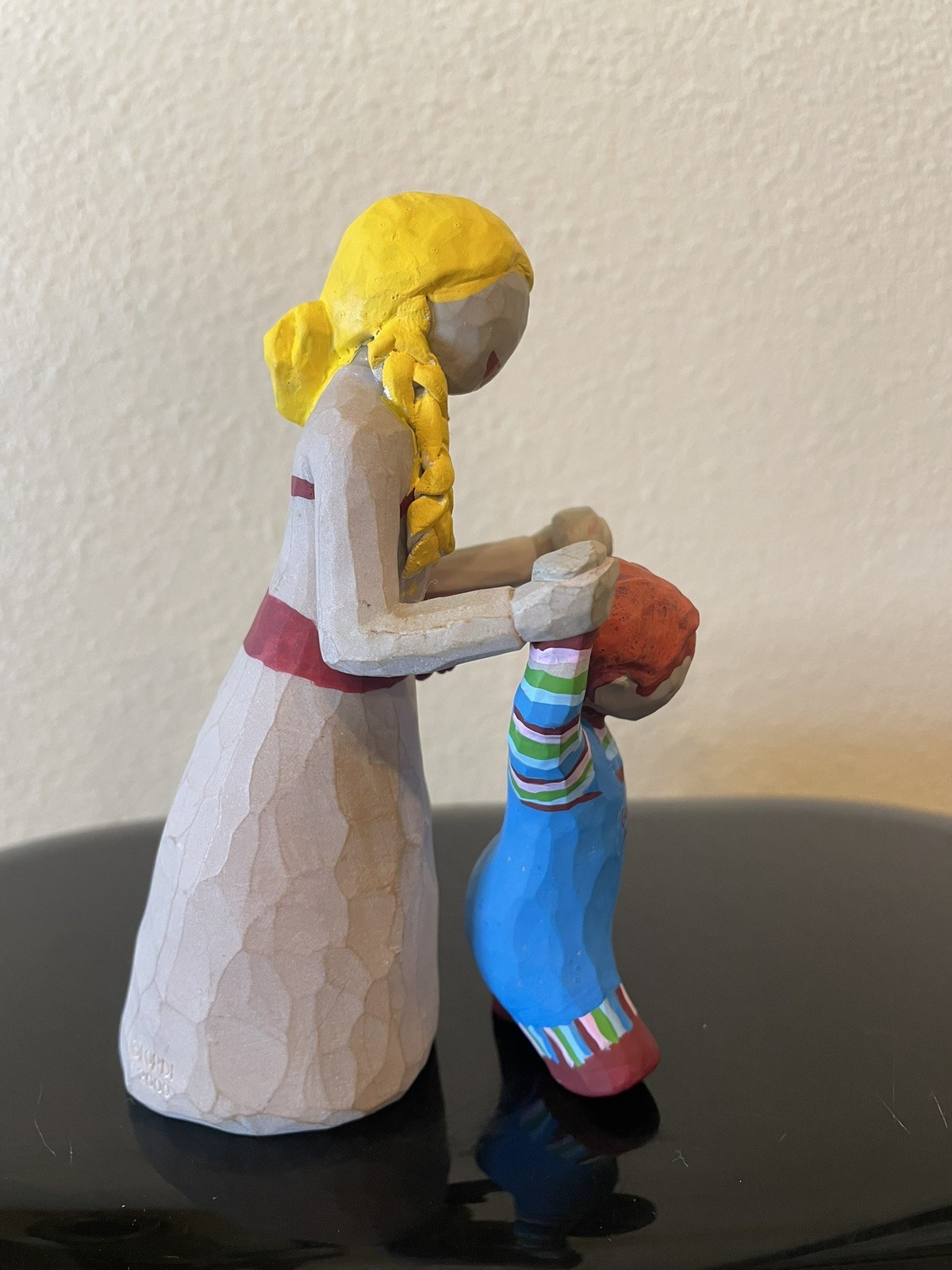 Annabelle & Chucky horror movie fan art – Altered Willow Tree figurine