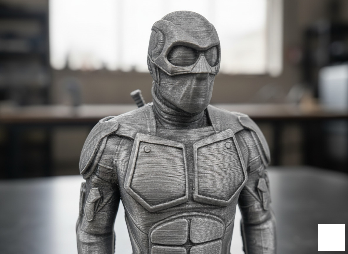 Black Noir The Boys Bust Figure Large 10″ inch – 3D Printed Figurine Statue
