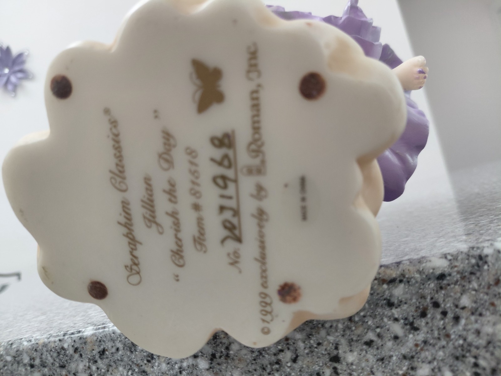 Seraphim Classics Angel Jillian Cherish the Day – Repainted for Lovers of Purple