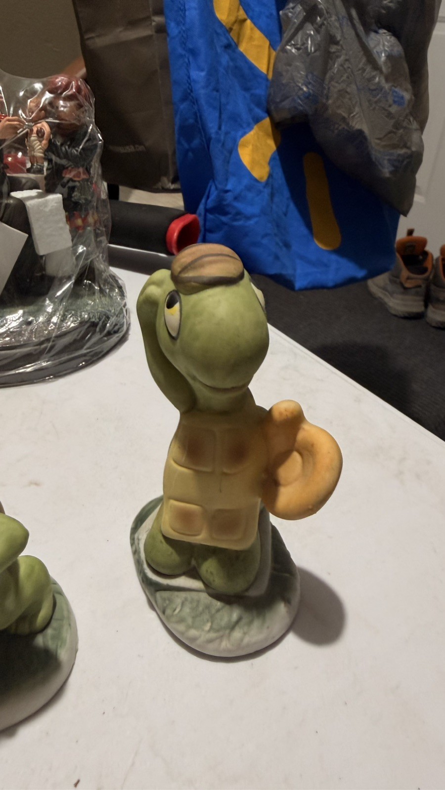 Ceramic Anthropomorphic Turtles Skiing Lot of 3