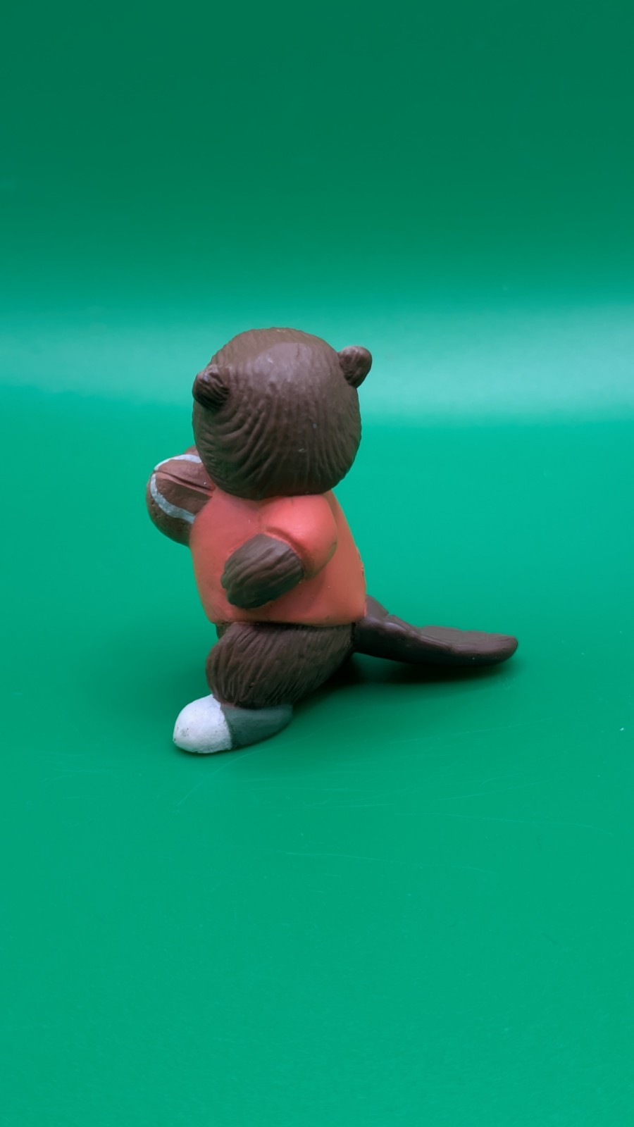 Hallmark Merry Miniatures 1991 Football Quarterback Beaver Vintage Figure