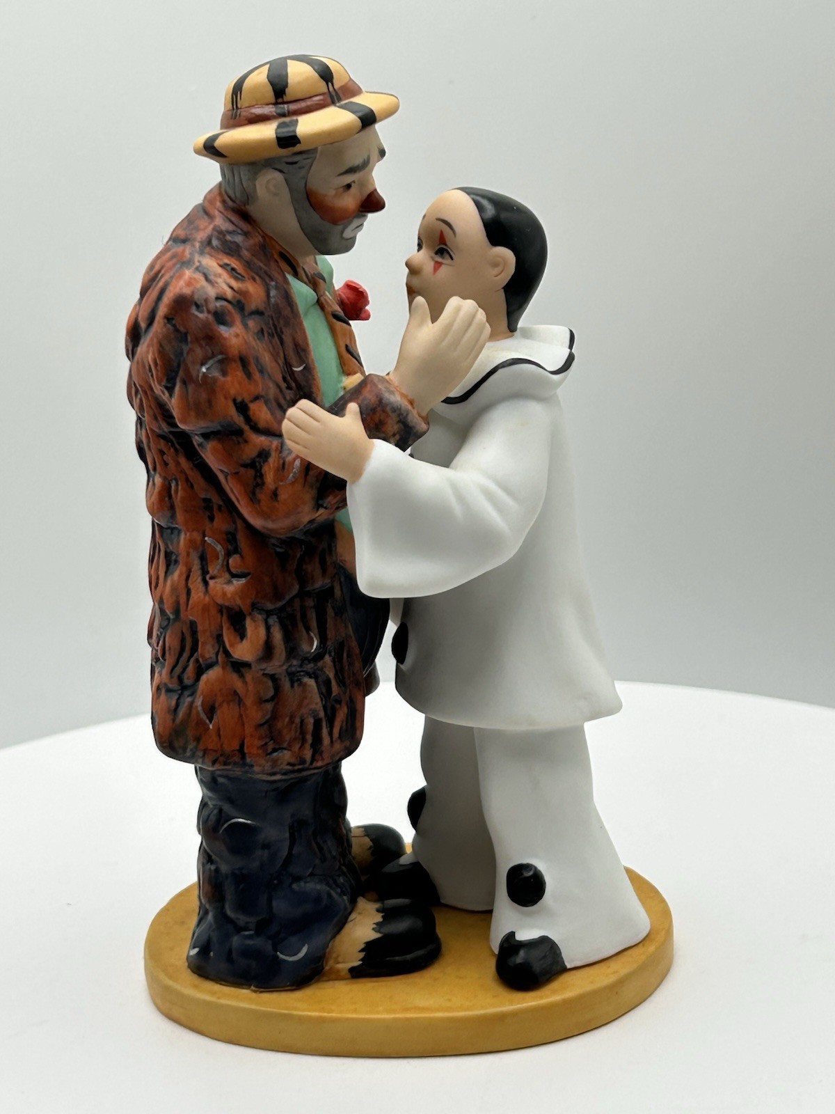Vintage Emmett Kelly “Pierrot & Emmett” Clown Figurine Ltd. Edition #1396/15000
