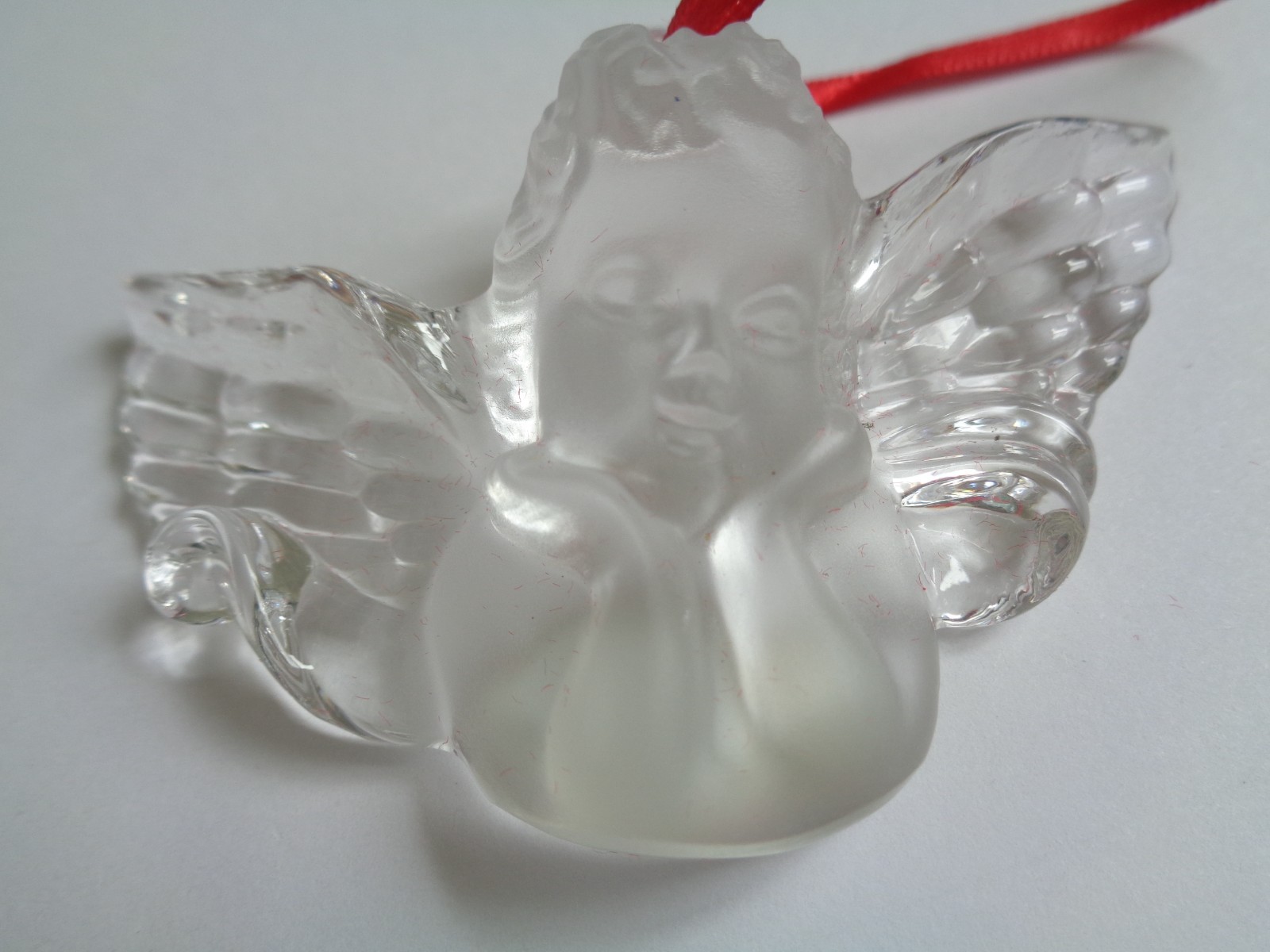 Gorham Lead Crystal Cherub Angel Pendant Figurine Ornament C1209 Germany VTG Box