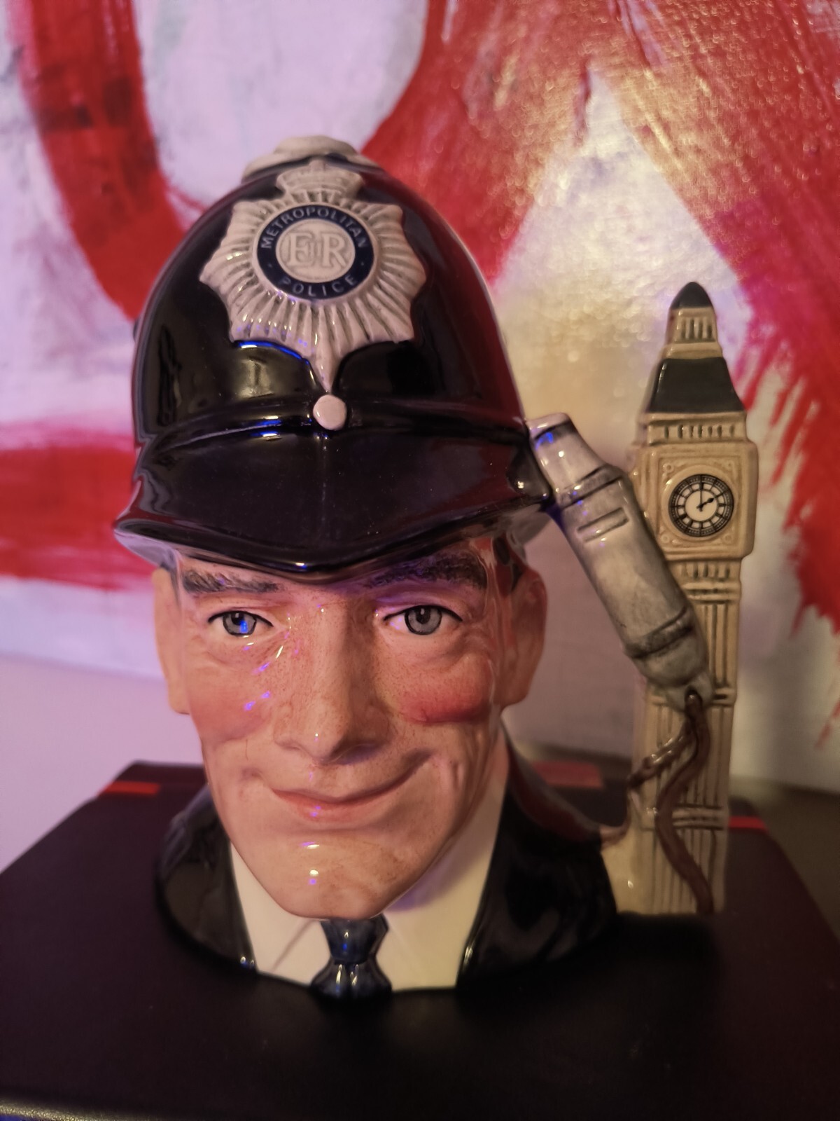 Large Royal Doulton Character Jug with the name The London Bobby