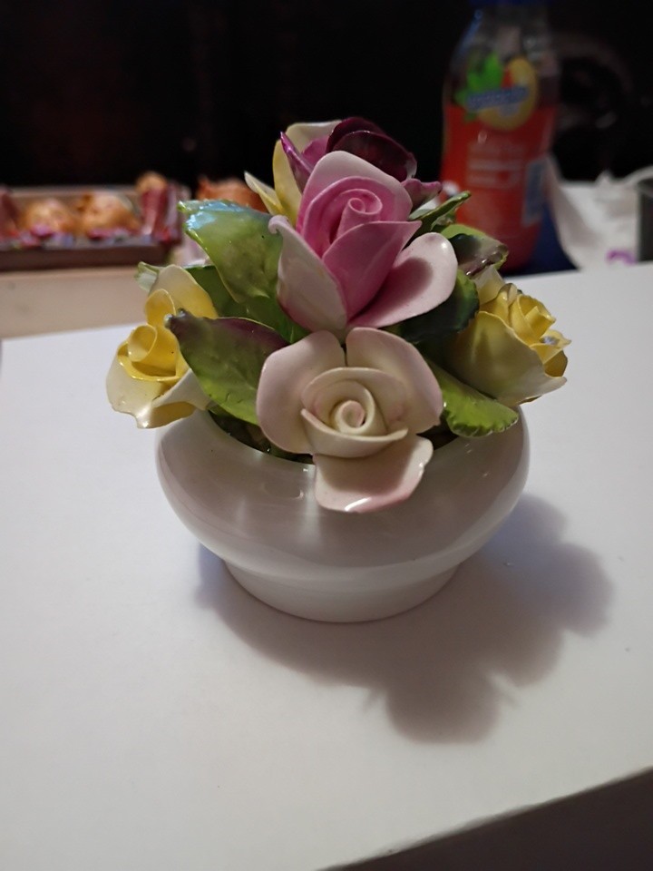 Coalport Bone China Floral Bouquet in Bowl – Made in England
