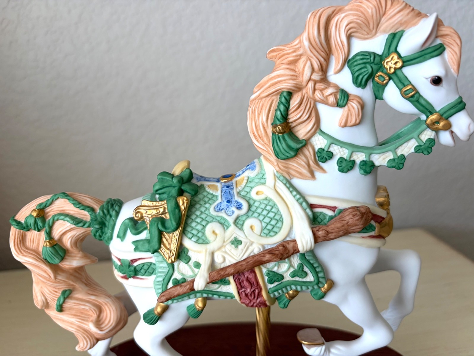 RETIRED LENOX IRISH CAROUSEL HORSE LIMITED EDITION with Lenox Box and COA – 1999