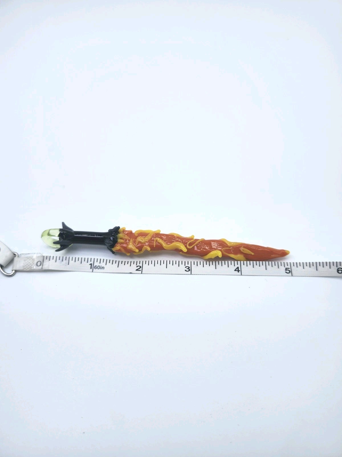 HAND CRAFTED glass Sword 5″ Length Artisan Made