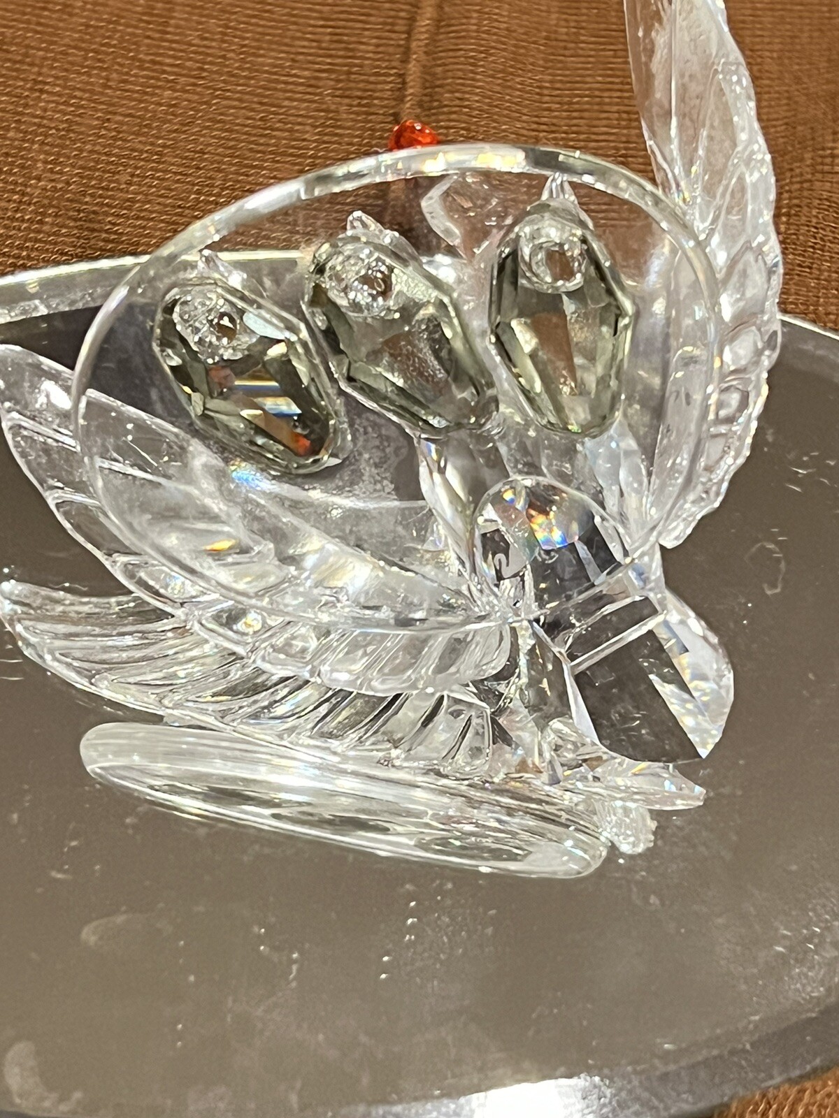 Swarovski Crystal Swan Family Beauties of the Lake