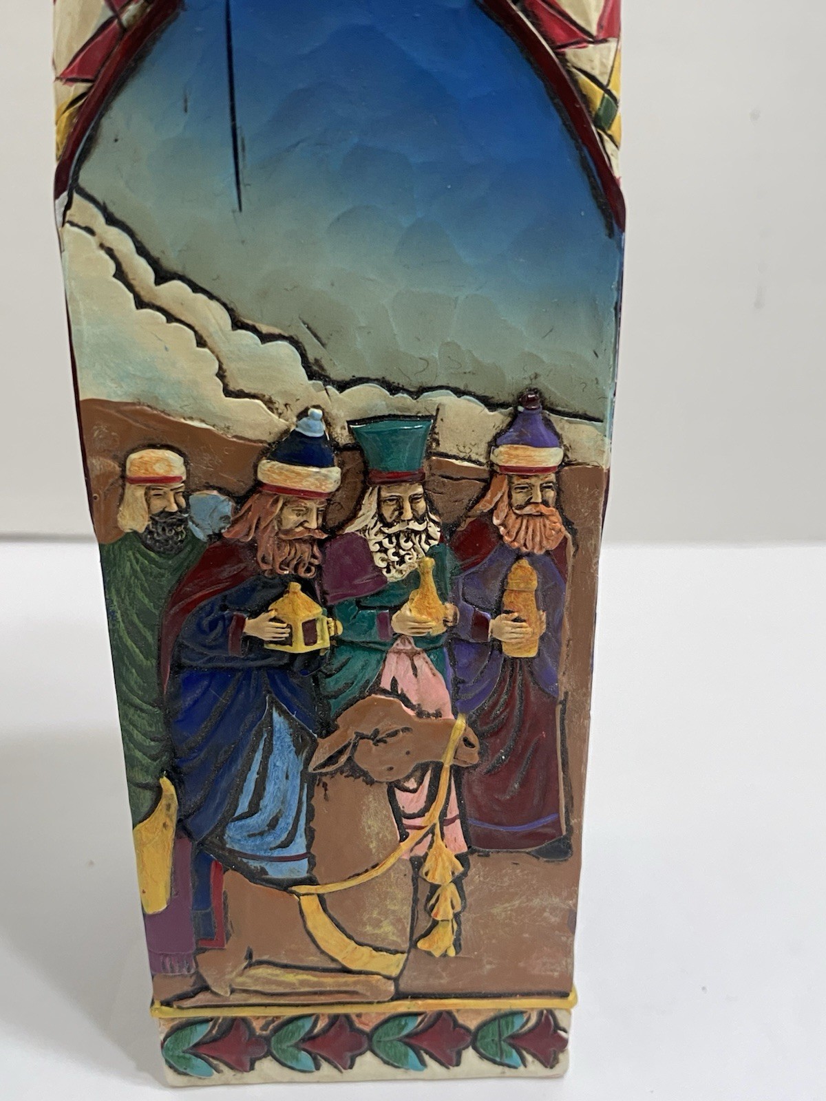 Jim Shore Hallmark Exclusive 3 Wise Men King Nativity Gift Caring Hope Love 10”