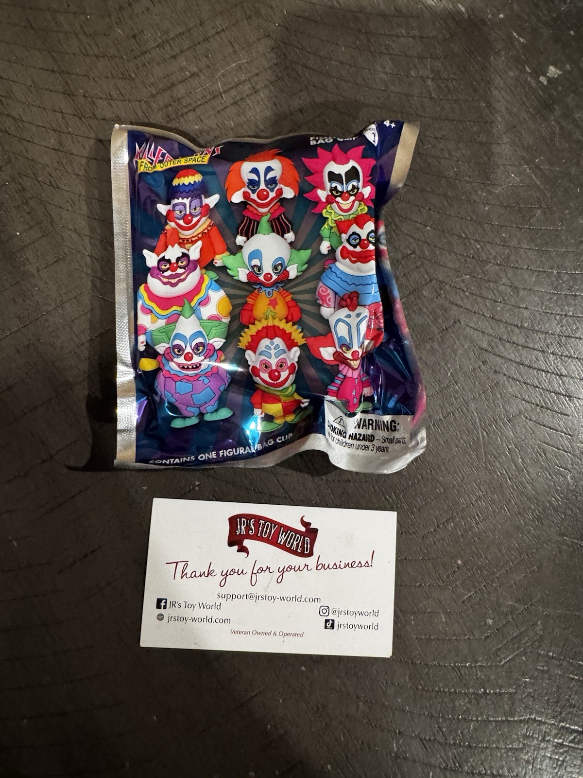 Monogram Killer Klowns From Outer Space Series 1 3D Foam Bag Clip (Sealed)