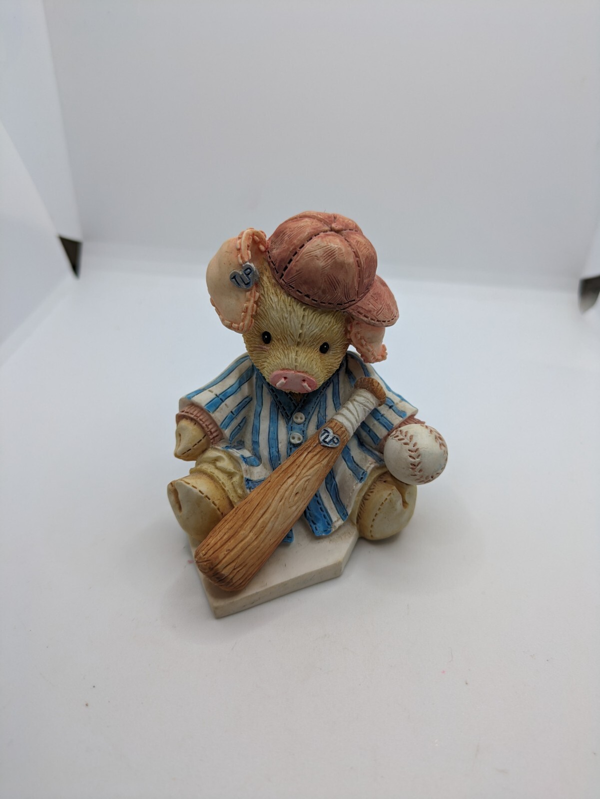 1994 Enesco Baseball” This Piggy Cried Whee All The Way Home ” Figure