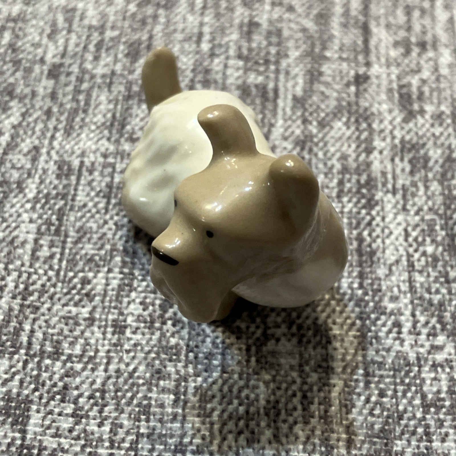 Vintage Scottish Terrier Figurine Porcelain Dog Lomonosov Made in USSR Miniature