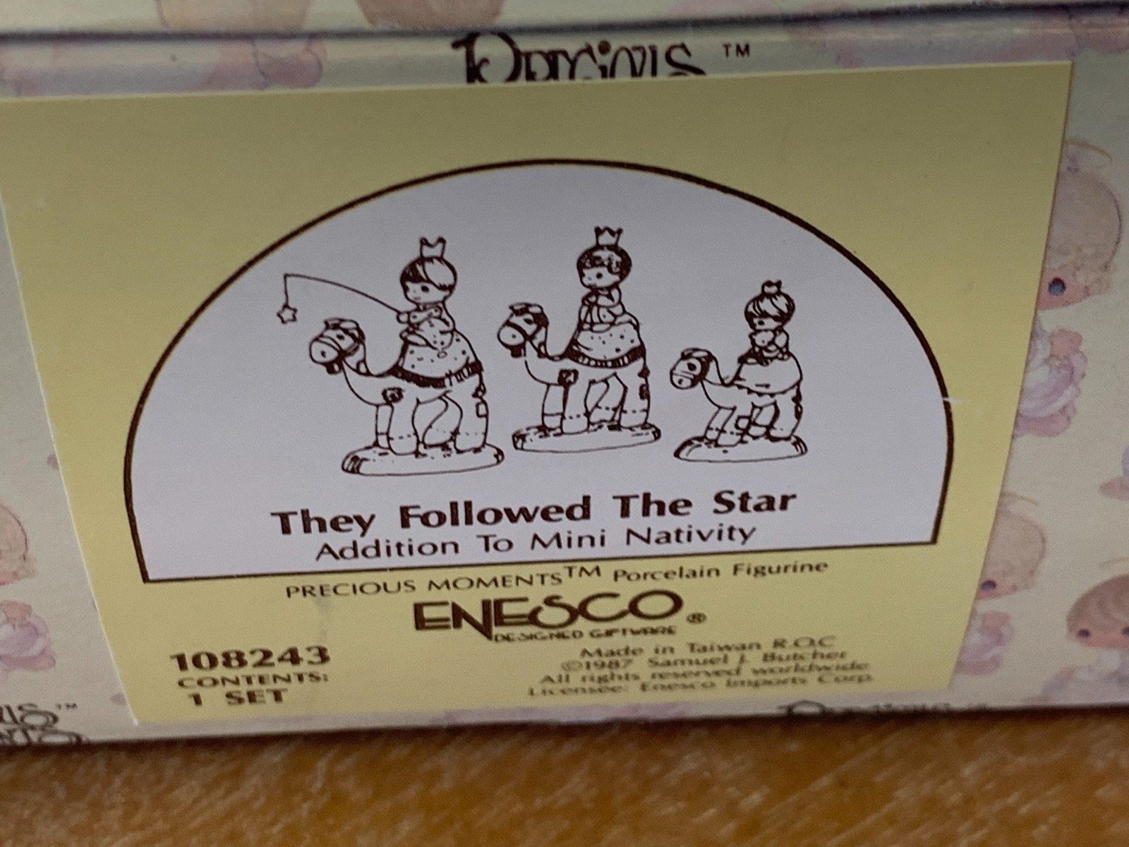 Precious Moments “They Followed The Star” 3-Piece Wise Men Nativity Set 108243