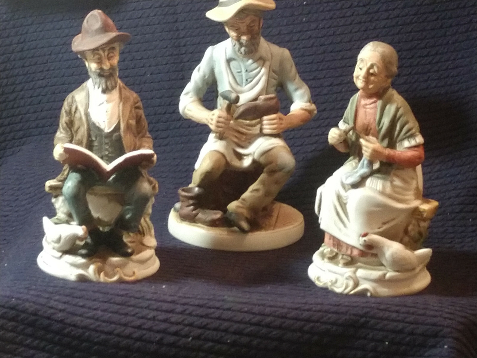 VINTAGE PORCELAIN NAPCOWARE (3) FIGURINES IMPORTED FROM JAPAN