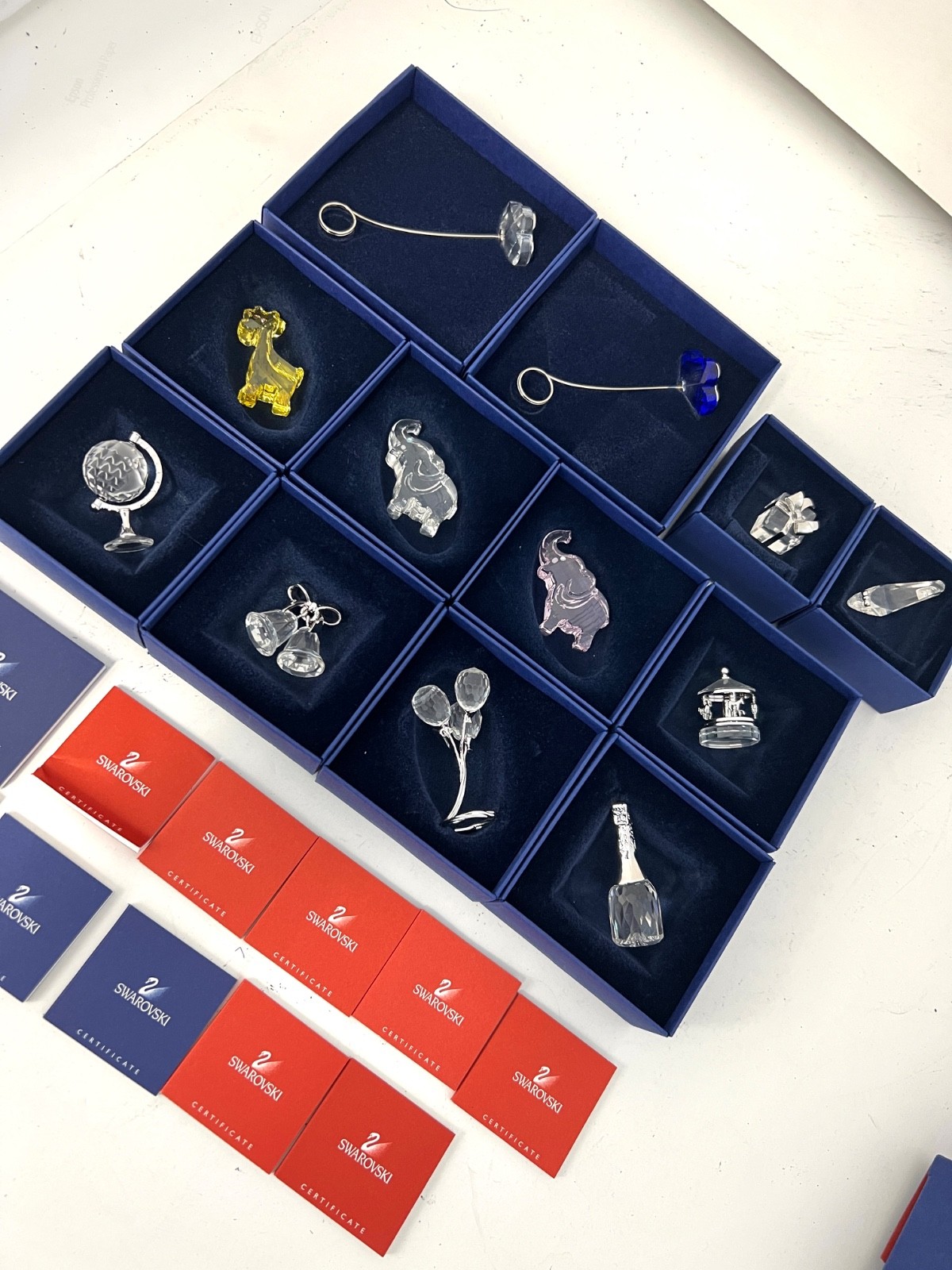 Swarovski 12 Pieces Crystal Miniature Figurines – Collection # 10
