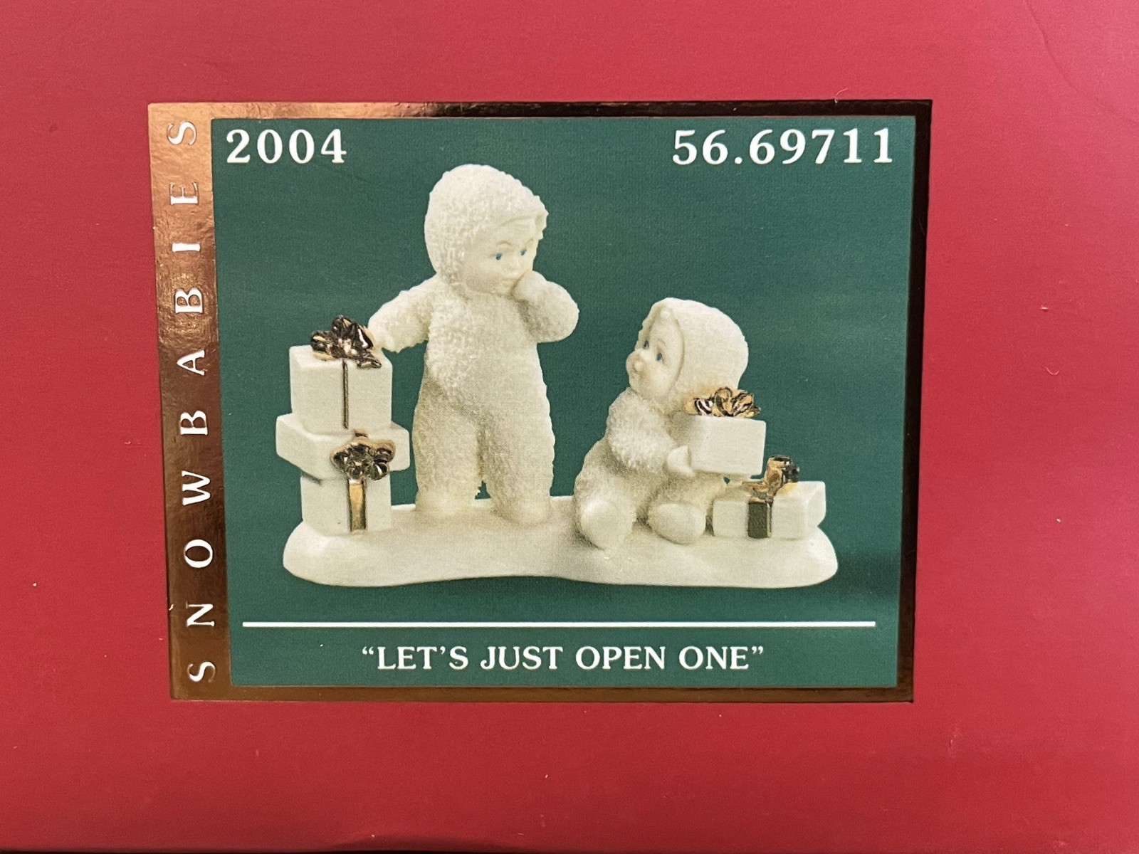 Dept. 56 Snowbabies – Gift of Christmas – Let’s Open Just One 56.69711