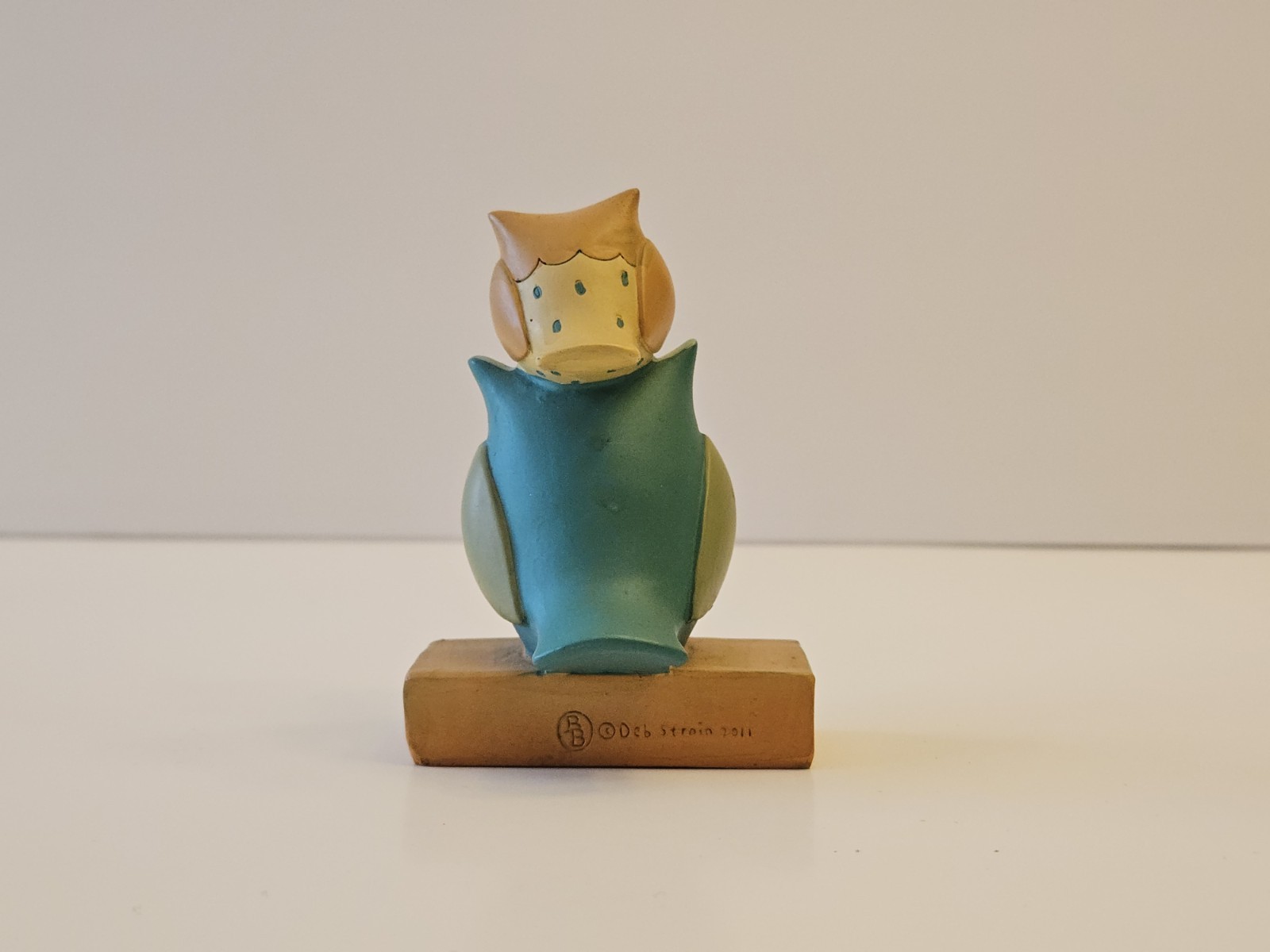 Blossom Bucket Owl Figurine Deb Strain ~ You Lift Me Up 2011