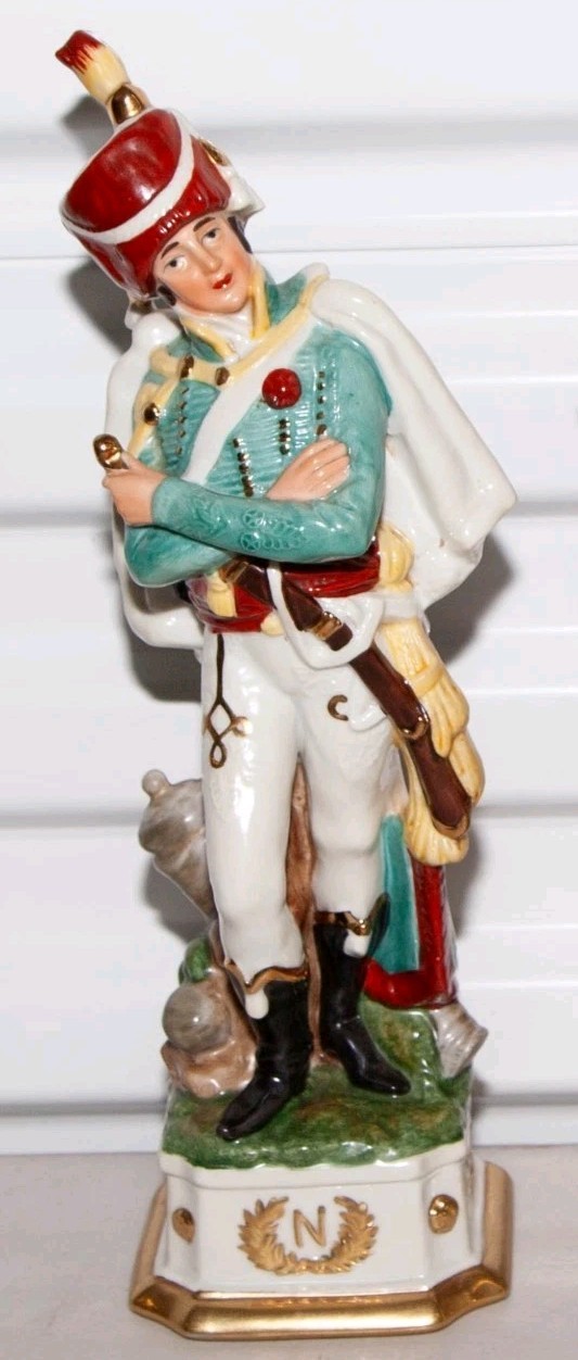 Capodimonte Napoleon Prince Eugene 1261 Military Soldier Figurine Di Pietro 12″