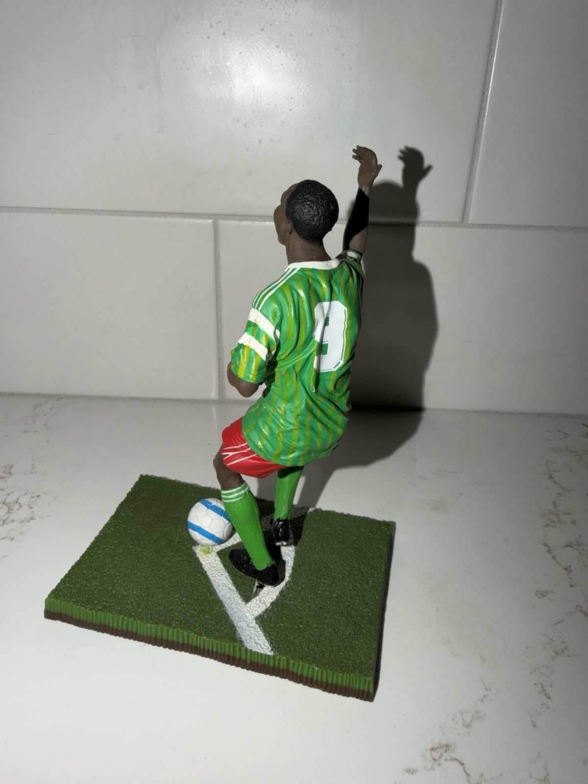 The legendary Cameroonian soccer player Roger Milla Fanatico collection, 6 inch.
