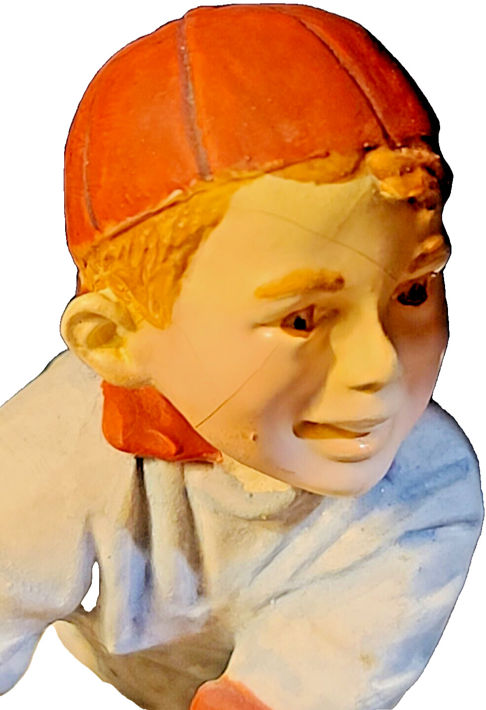 Authentic Norman Rockwell Museum “Low and Outside” Hand Painted Porcel Figurine