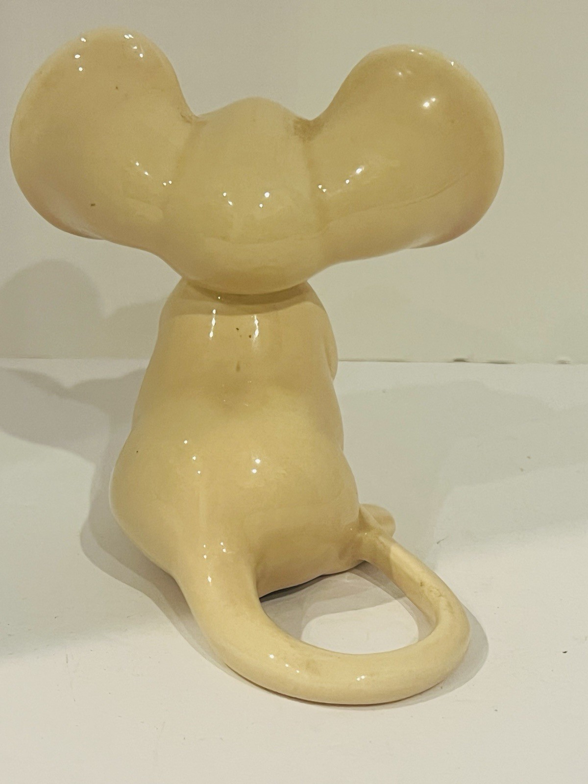 Vintage NP Canada Big Eared Mouse Ceramic Figurine Northern Pottery Peter Gjoni