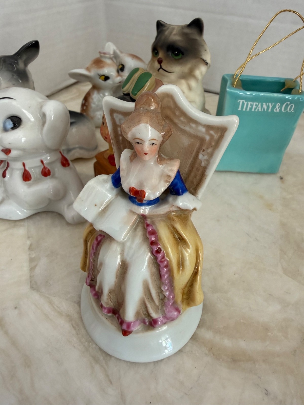 Vintage Porcelain Figurine Lot of 7 Occupied Japan & Japan Assorted Figures