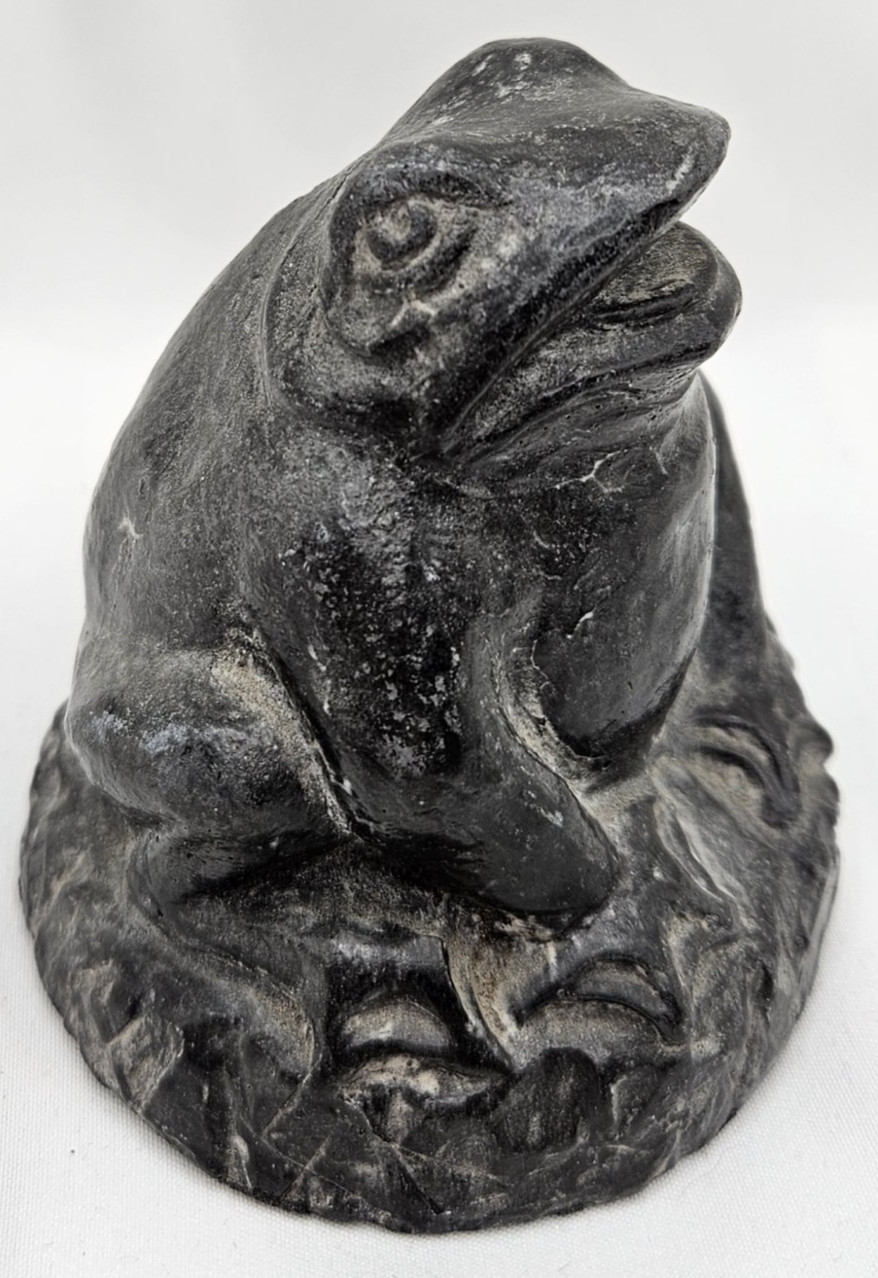 Vintage The Wolf Sculptures FROG Handmade in Canada
