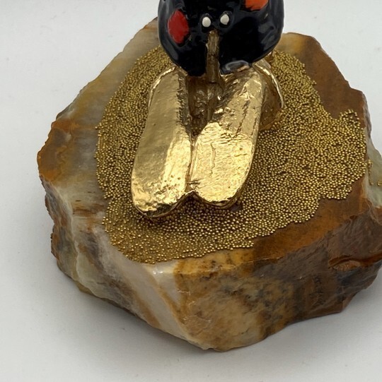 1983 Ron Lee Praying Clown “Hobo Joe” Sculpture 24K Signed Circus Retro Vintage