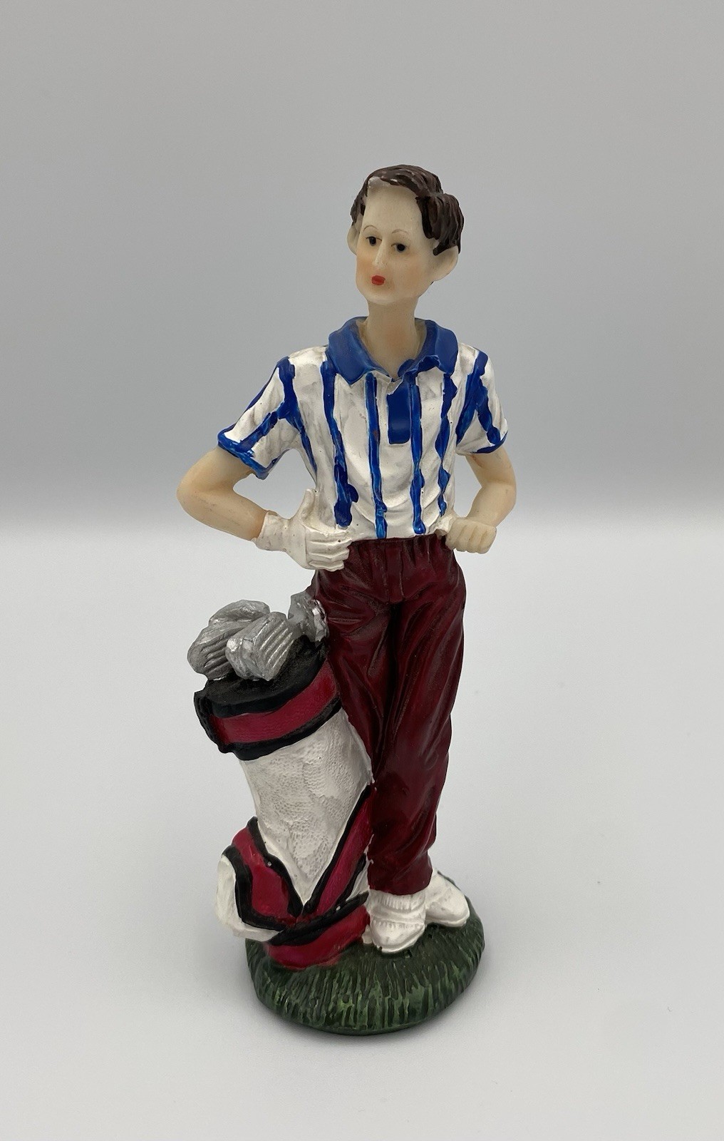 Golfer Figurine Golf Decorative Collectible Sports Gift 5″