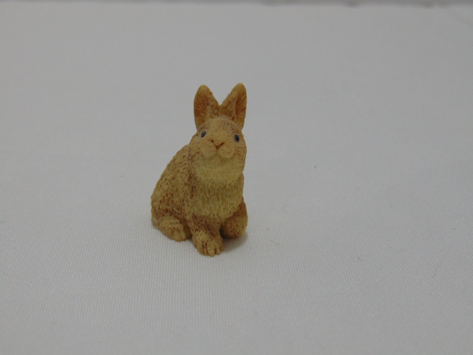 Very Miniature Brown Bunny Rabbit Figurine 1″
