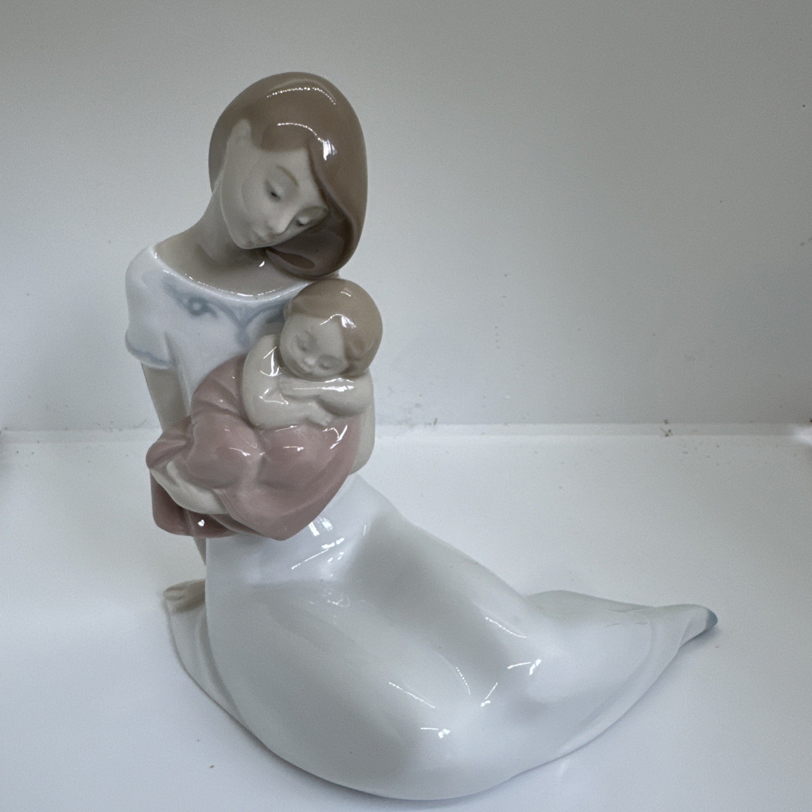 NAO BY LLADRO ~ LIGHT of My Days SPECIAL ED #1705 ~ MOTHER & BABY GIRL PINK