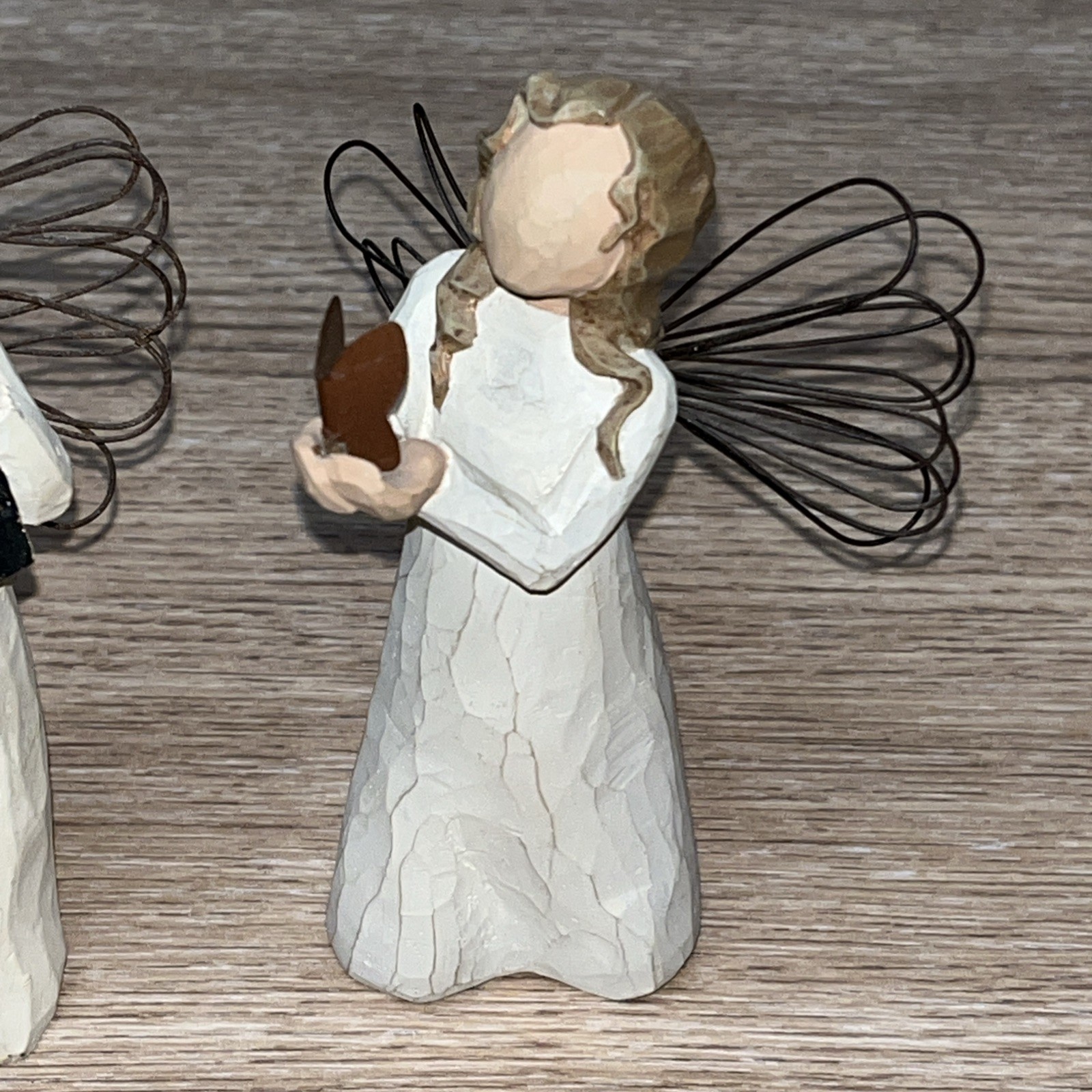 Willow Tree Angels Set Of 2 Angel of Learning & Angel Of Freedom Lot Of 2