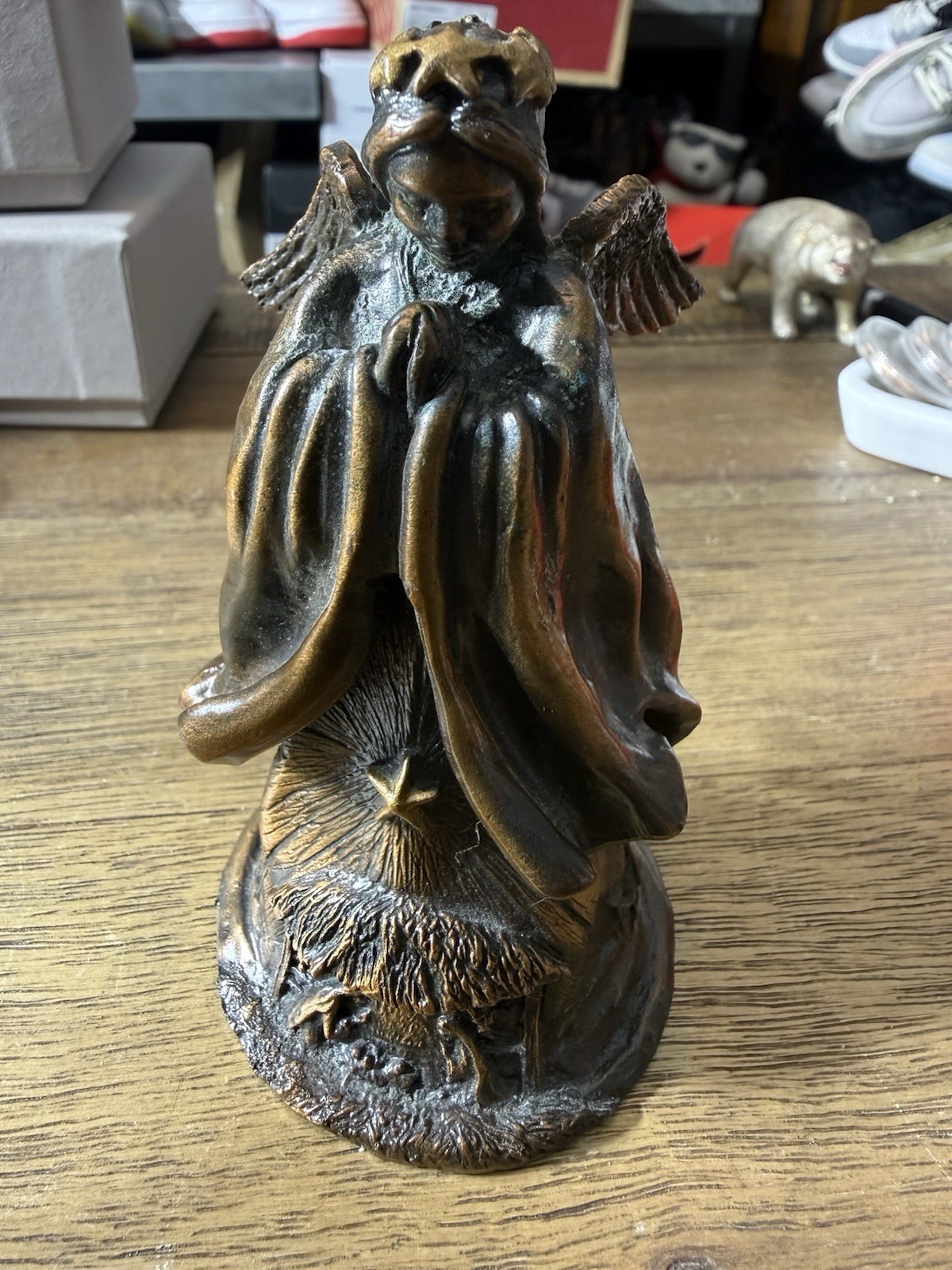 Heavy Bronze Angel Bell Limited Edition 1984