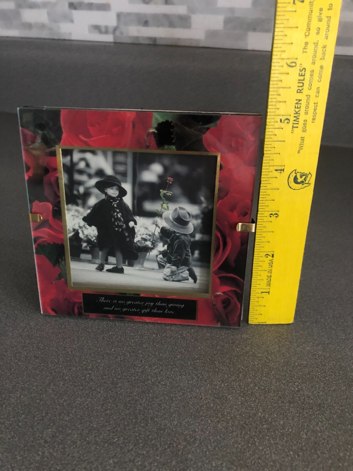 Kim Anderson Framed Picture Valentine’s Day Anniversary Picture w Roses Gift