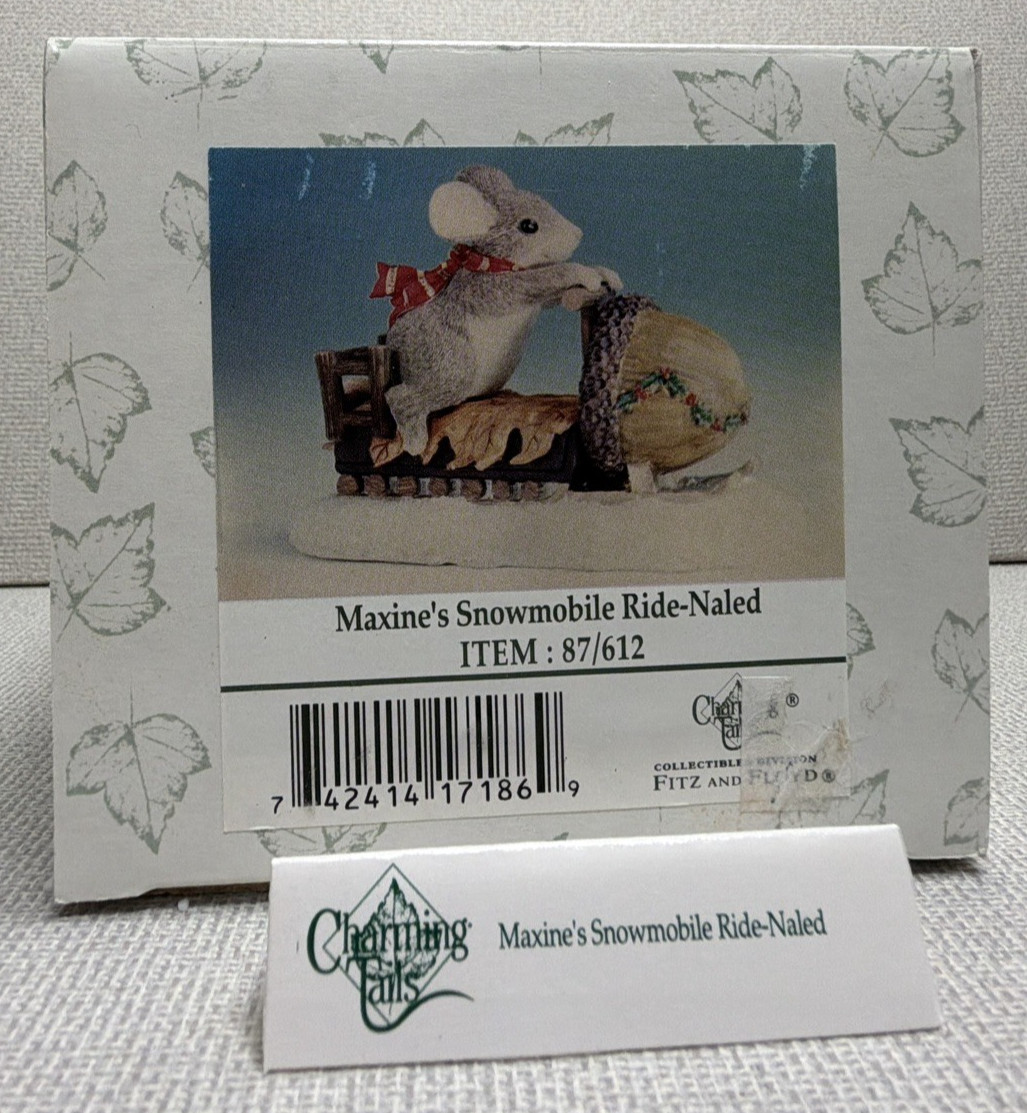 Charming Tails “Maxine’s Snowmobile Ride” – Item 87/612 – Fitz & Floyd