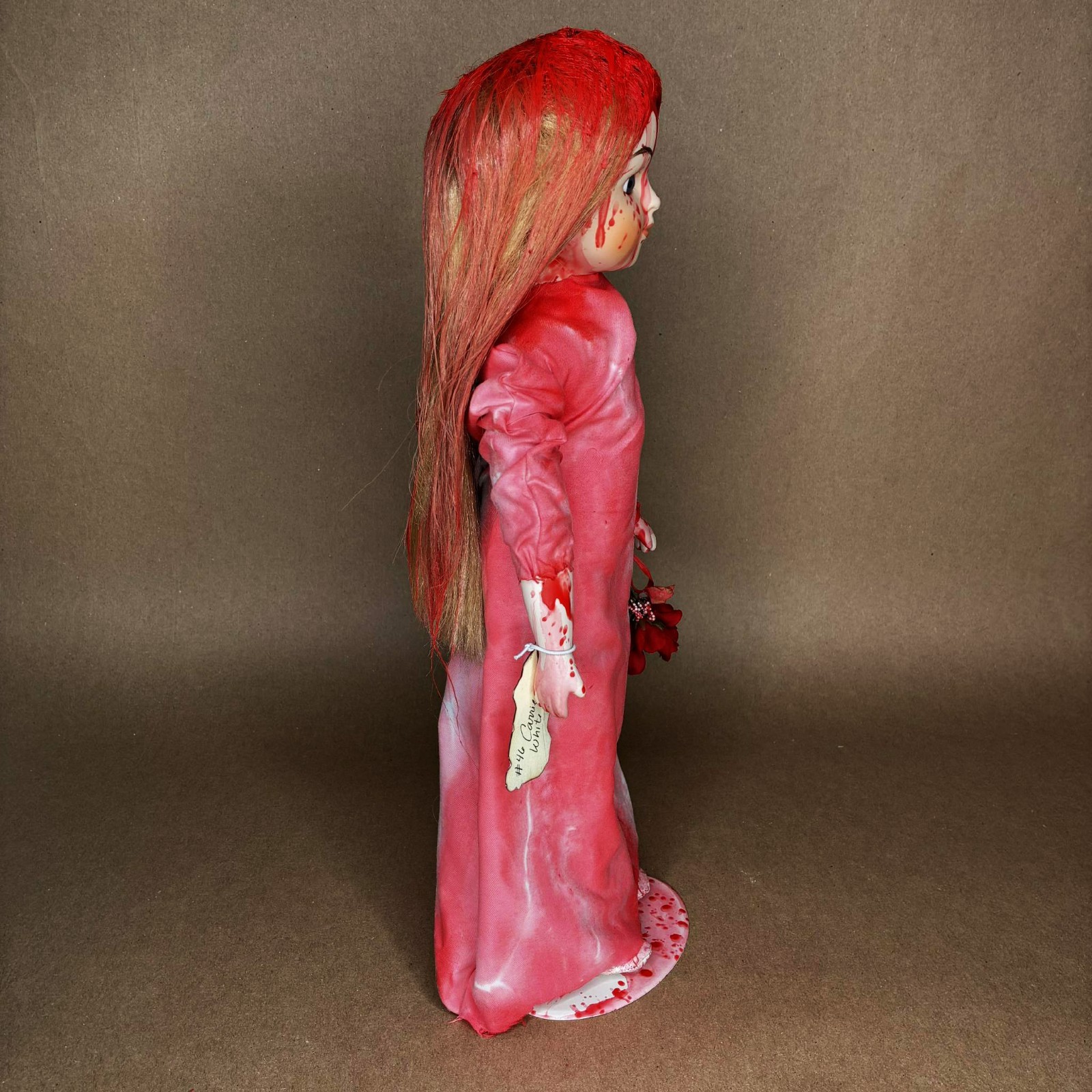 Carrie White Stephen King Horror Movie Doll Erika’s Emporium OOAK #46 16″ inches