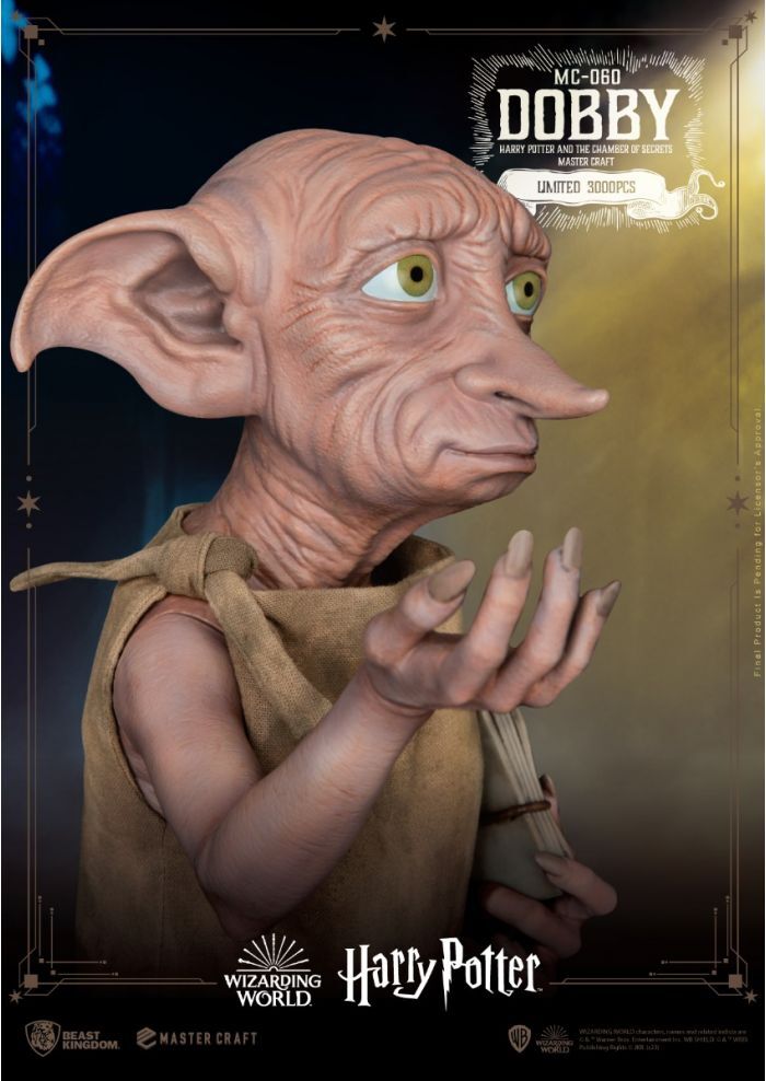 Beast Kingdom Harry Potter Chamber of Secrets Dobby MC-060 Master Craft Statue