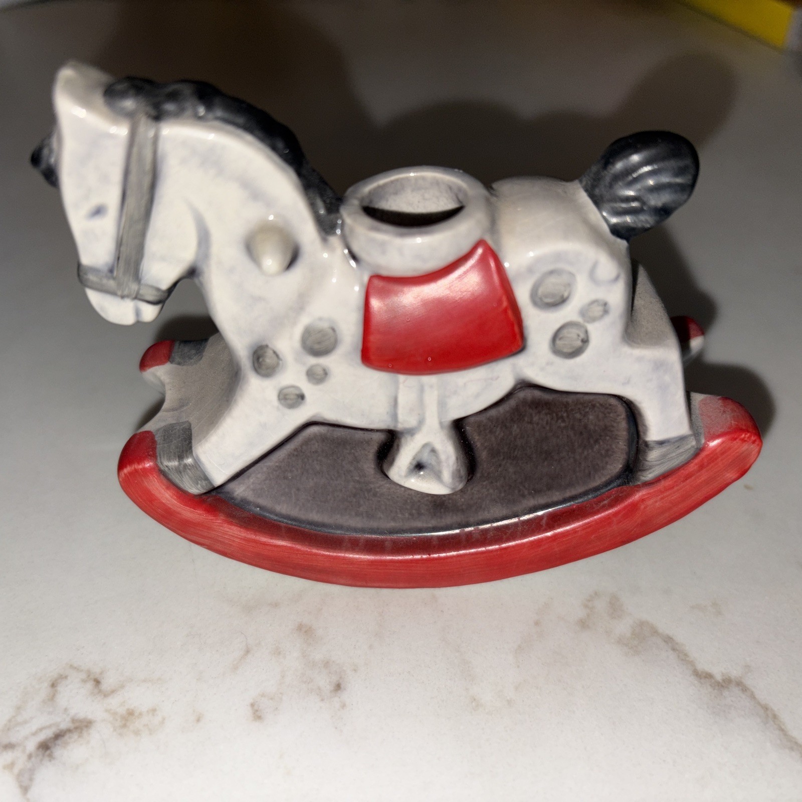 1975 Goebel Rocking Horse Candle Stick Holder, 54403-08 EUC