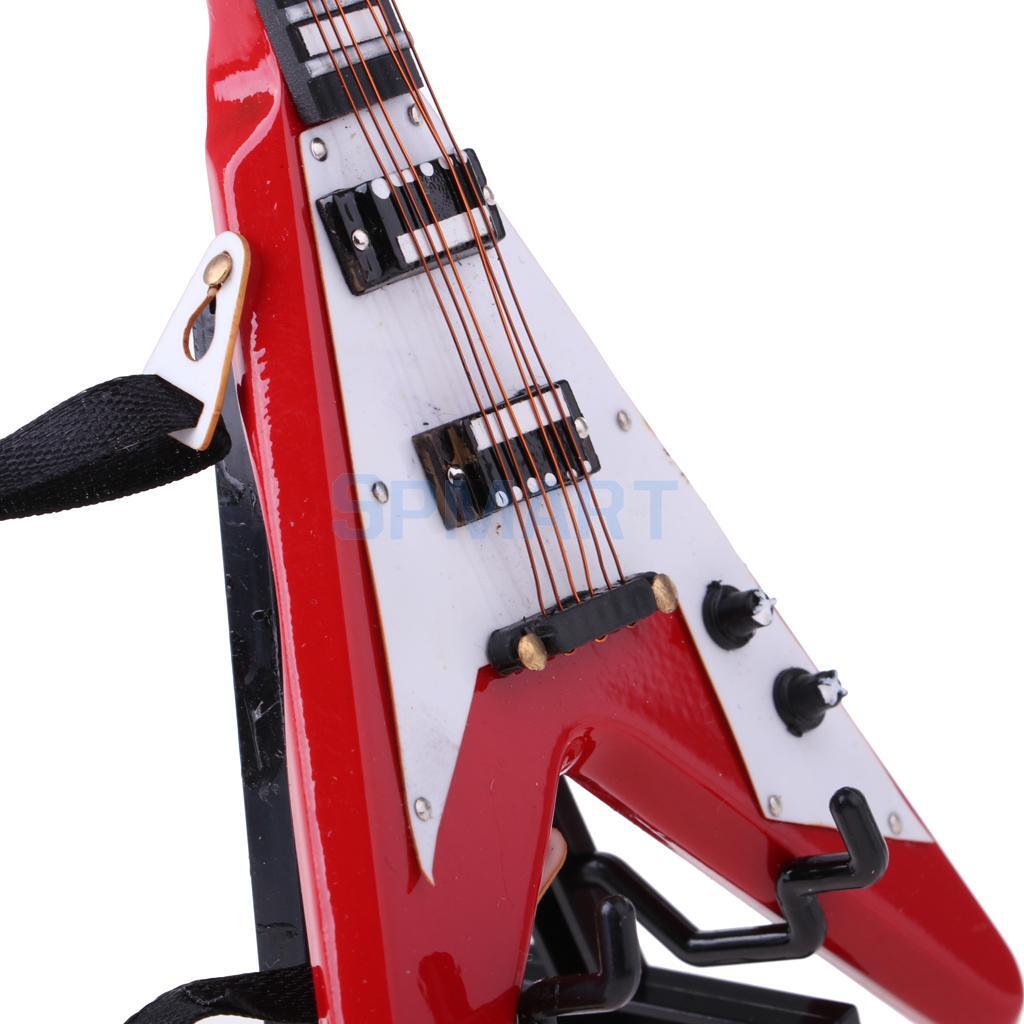 V Guitar Figure Action Figure Doll Decoration Spot goods 1/6 Scale Wooden