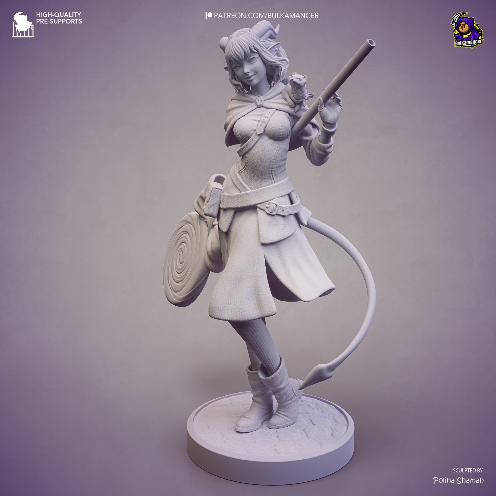 Jester – The Mighty Nein 1/8 Scale Figure Statue 3D Print Model Kit Unpainted
